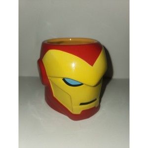 Marvel Disney AVENGERS IRON MAN 3-D Sculptured Mug Marvel Comics Excellent Cond.